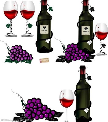 红酒葡萄酒背景图片